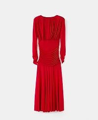 Mango Women's Draped Flared Dress