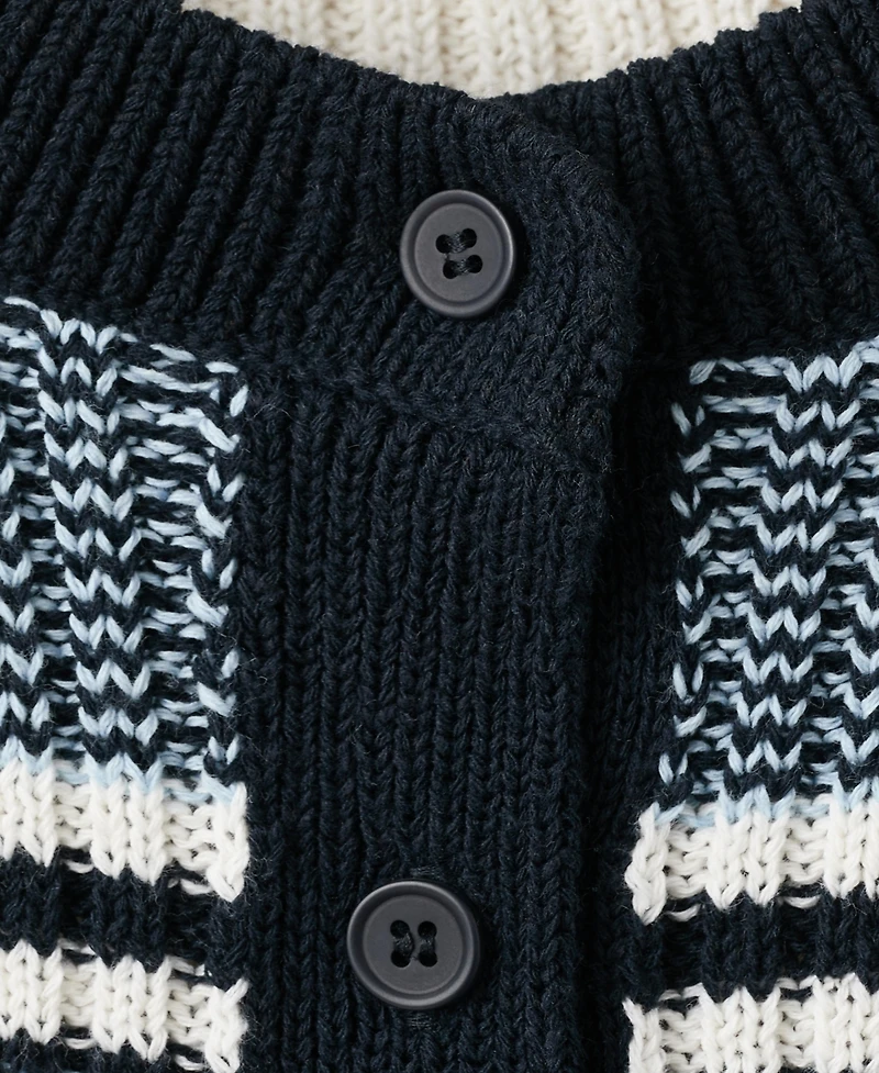 Mango Women's Stripped Knit Cardigan