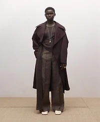 Mango Women's Maxi Lapels and Belt Cotton Trenchcoat