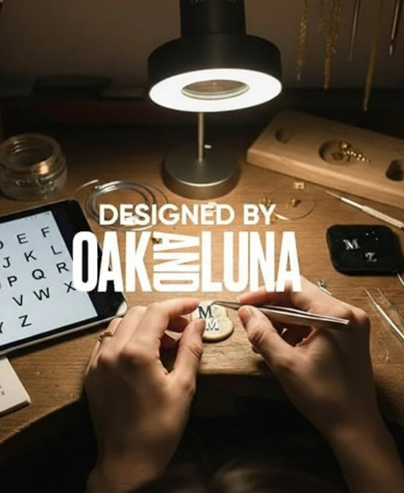 Oak & Luna Inez Initial Bracelet/Anklet