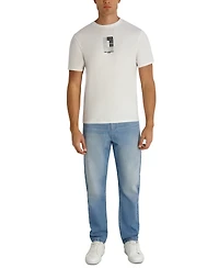 Karl Lagerfeld Paris Men's Regular-Fit Round Neck T-Shirt