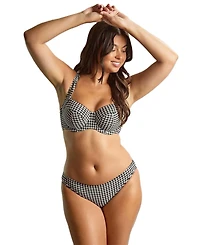 Panache Lingerie Women's Gingham Classic Bikini Bottom