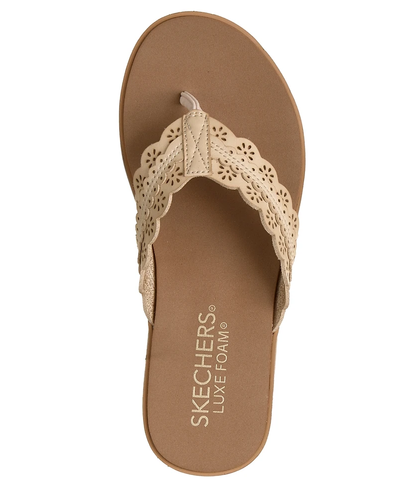 Skechers Women's Cali Summer Cove - Catching Sun Too Flip-Flop Thong Sandals from Finish Line