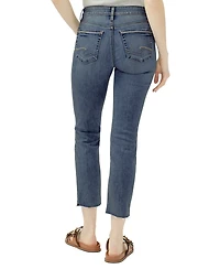 Silver Jeans Co. Women's Suki Mid-Rise Cropped Skinny