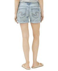 Silver Jeans Co. Women's Boyfriend Mid Rise Shorts