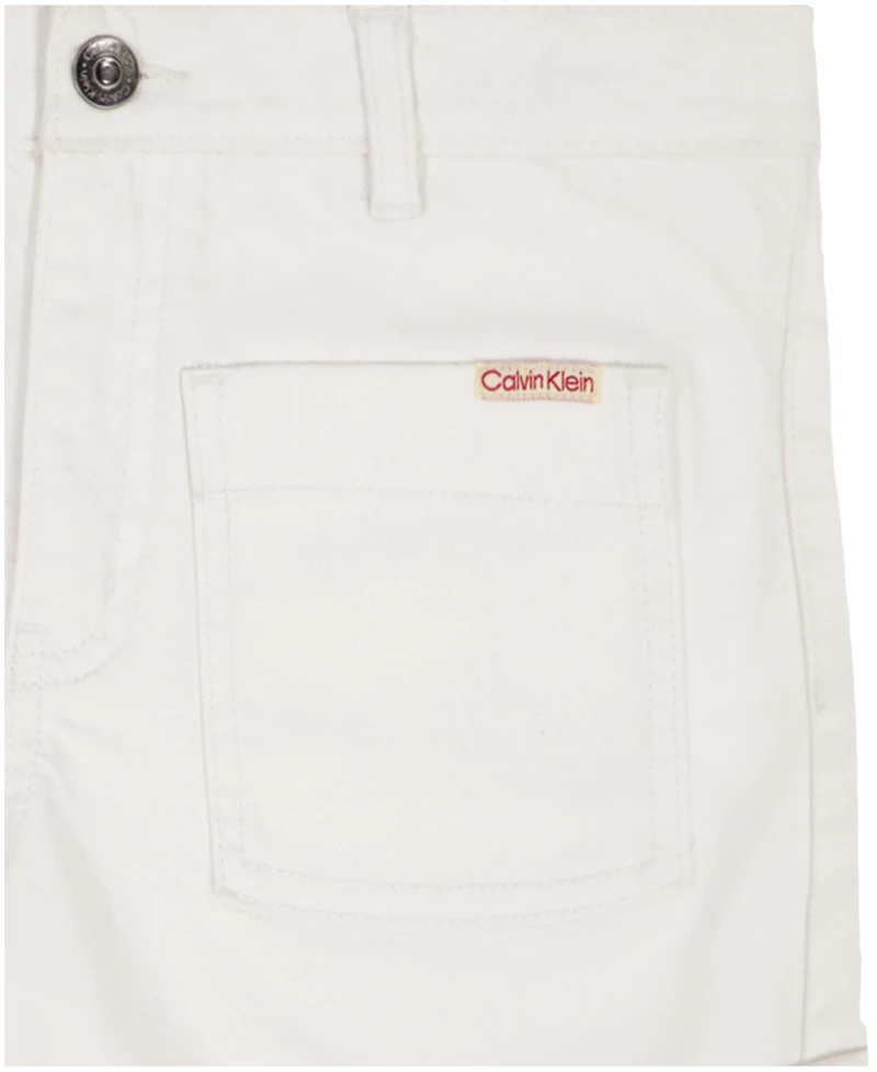 Calvin Klein Girls' 7-16 Cuffed Denim Shorts