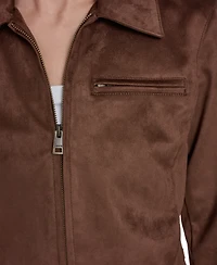 Levi's Women's Faux Suede Laydown Collar Jacket