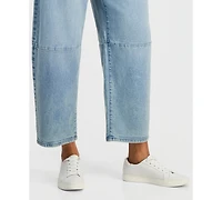 Style & Co Women's High-Rise Pull-On Barrel Jeans, Macy's Exclusive