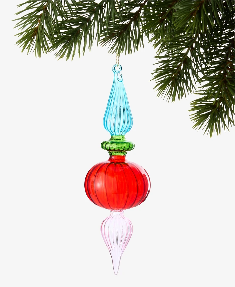 Holiday Lane Merry Magic Finial Shape Ornament, Macy's Exclusive