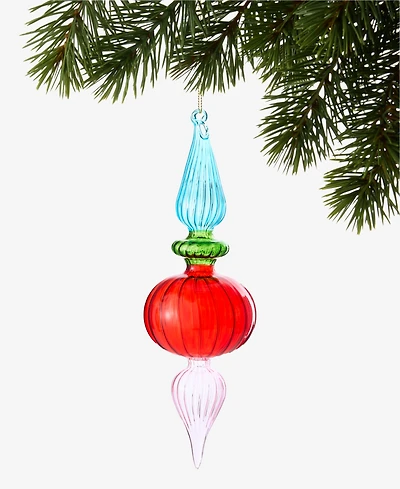 Holiday Lane Merry Magic Finial Shape Ornament, Macy's Exclusive