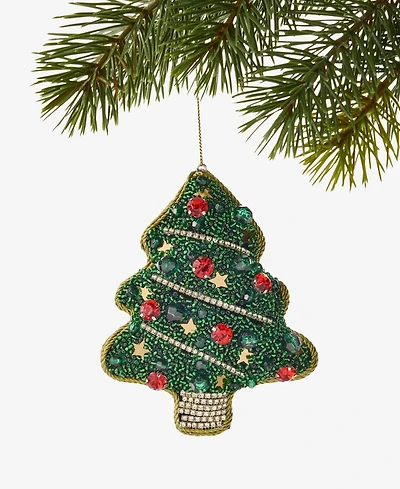 Holiday Lane Christmas Cheer Jeweled Tree Ornament, Macy's Exclusive
