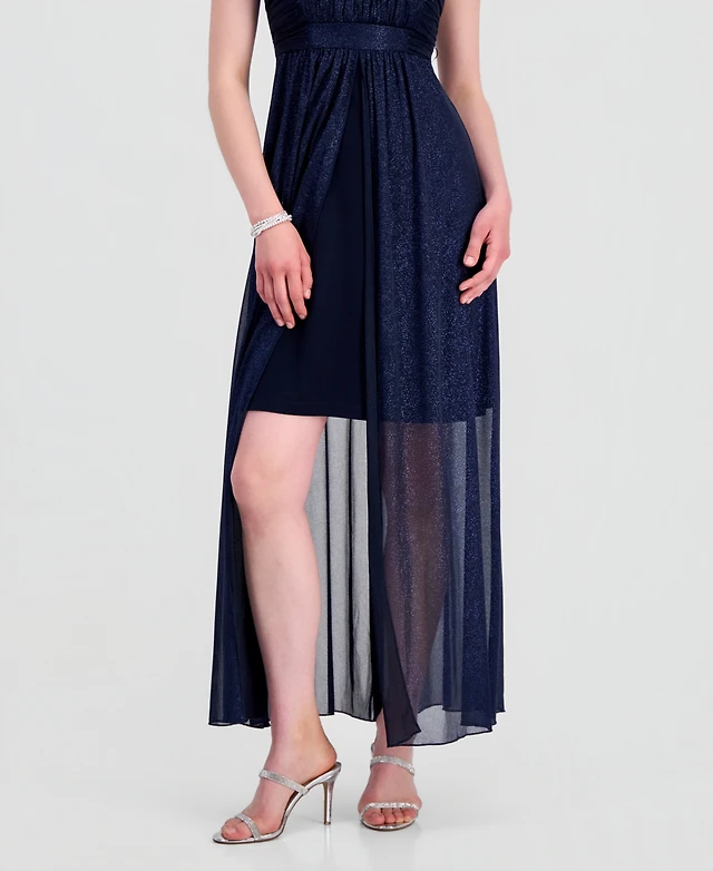 macy's high low formal dresses Connected Women's Sweetheart-Neck High-Low Cocktail Dress
