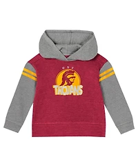 Outerstuff Girls Preschool 2-Piece Cardinal Usc Trojans Clubhouse Pullover Hoodie and Legging Set
