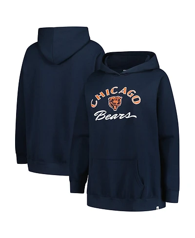 '47 Brand Women's Navy Chicago Bears Plus Whirlwind Naomi Hoodie