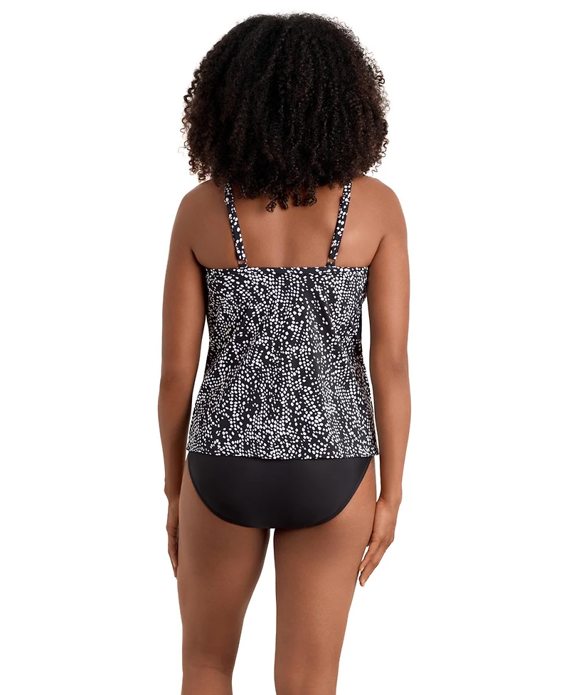 ShapeSolver Sport by Mimi Flamingo Women's High Neck Tankini
