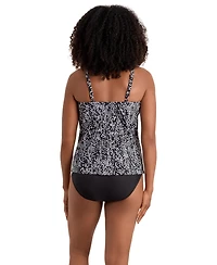 ShapeSolver Sport by Mimi Flamingo Women's High Neck Tankini