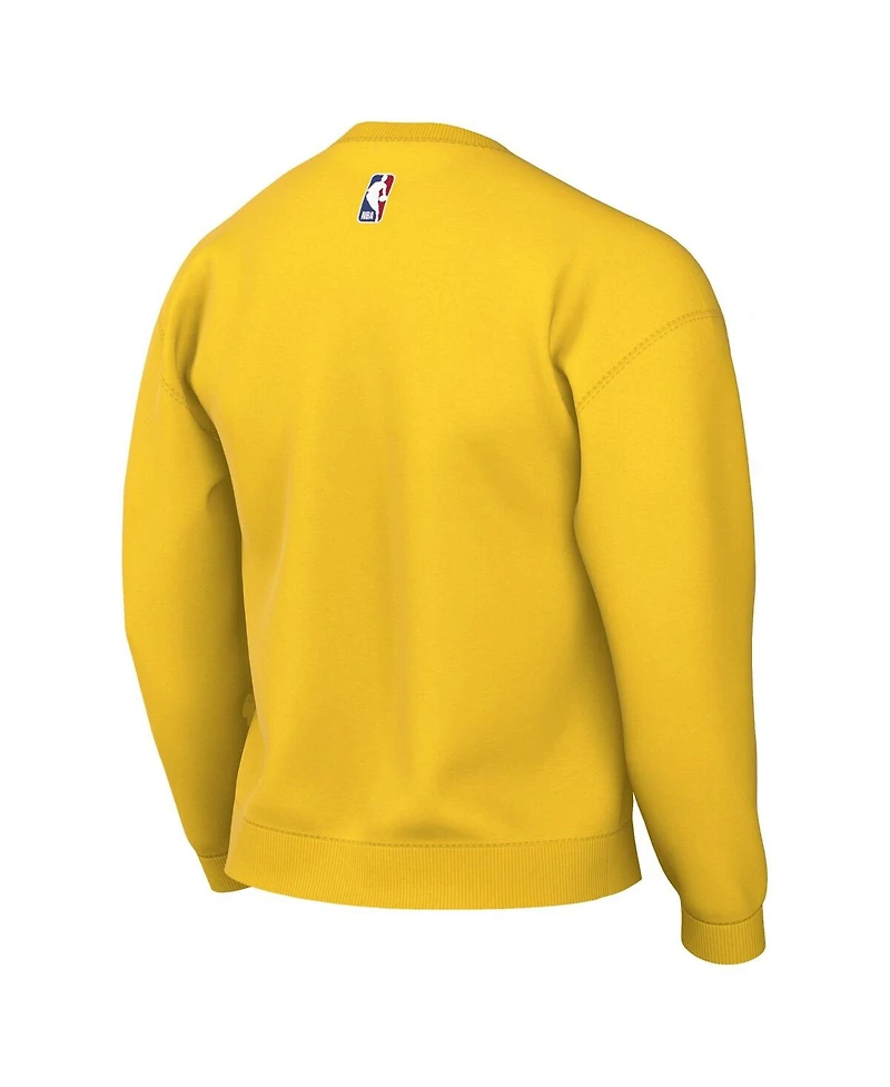 Jordan Men's Gold Indiana Pacers Statement Edition Sweatshirt