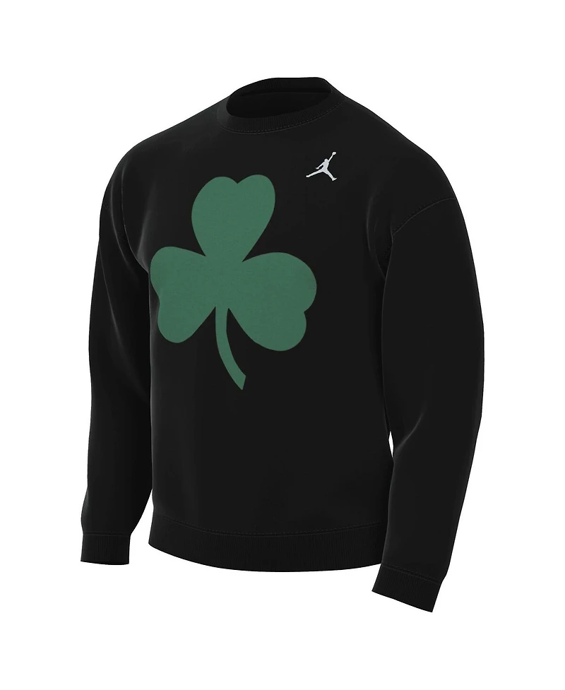 Jordan Men's Black Boston Celtics Statement Edition Sweatshirt