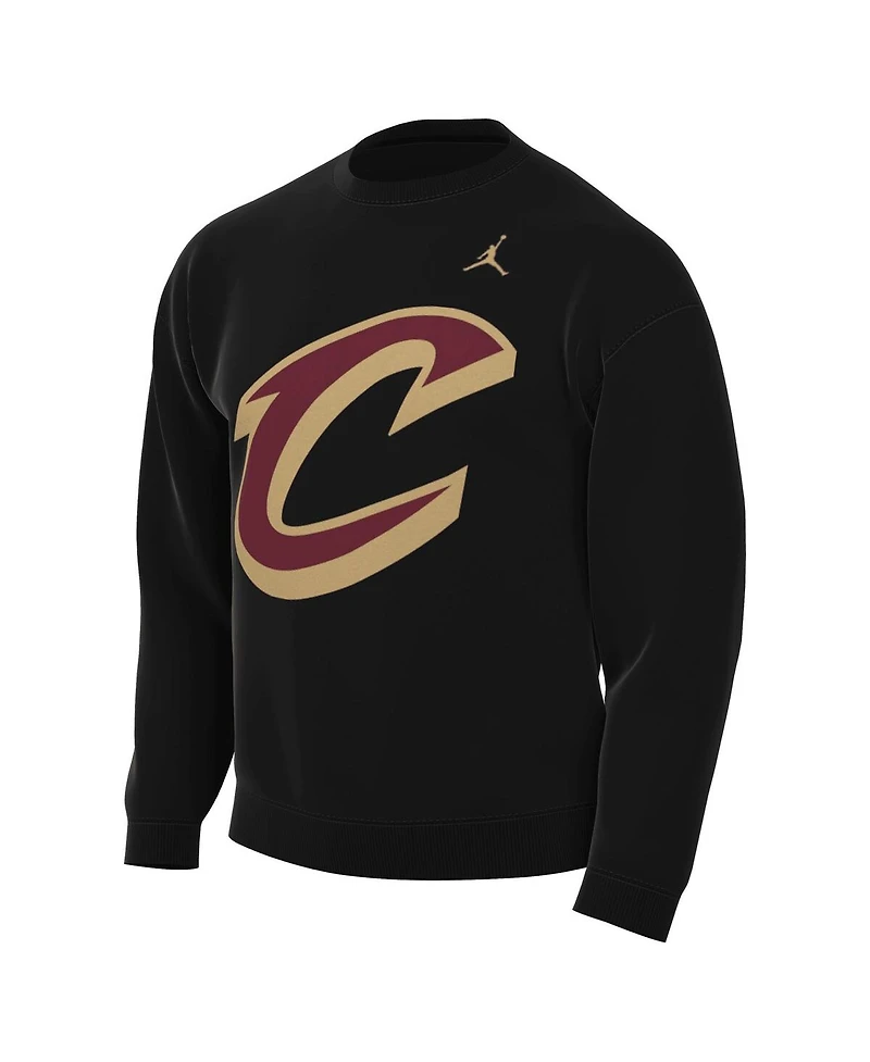 Jordan Men's Black Cleveland Cavaliers Statement Edition Sweatshirt