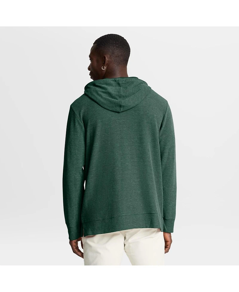 Fanatics Men's Green Miami Hurricanes Hometown Premium Huddle Up Long Sleeve Hoodie T-Shirt