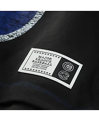 New Era Women's Royal Chicago Cubs Color blocked Boxy Cropped T-Shirt