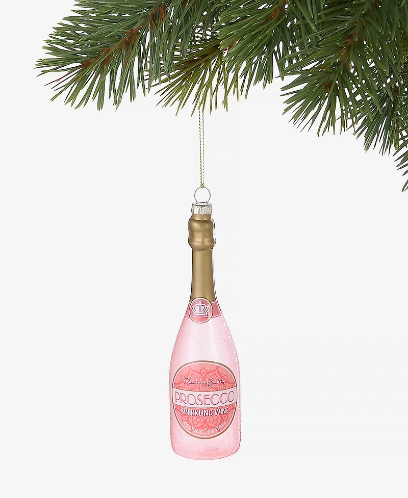 Holiday Lane Spirits Prosecco Bottle Ornament, Macy's Exclusive