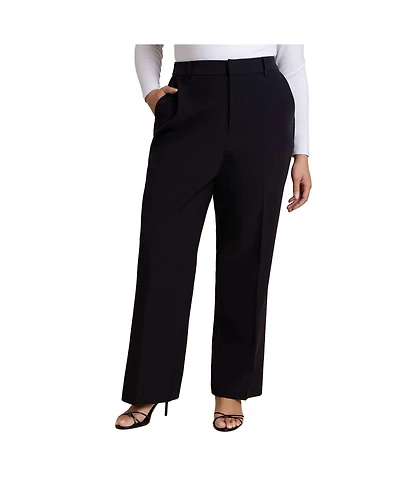 Eloquii Women's Flare Leg Trouser