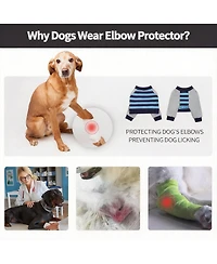 Aronkl Dog Recovery Sleeve for Knee Protection and Joint Support - Easy to Wear