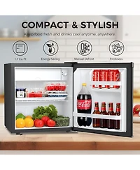 Antarctic Star 1.6 Cu. Ft. Compact Refrigerator with Chiller Compartment