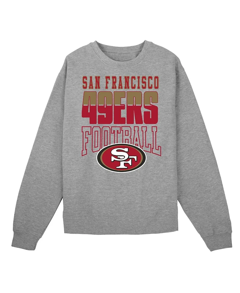 Outerstuff Toddler 2-Piece Heather Gray San Francisco 49ers Crewneck Sweatshirt and Pants Set