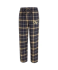 Concepts Sport Men's Navy/Gold Ga Tech Yellow Jackets Ultimate Flannel Pants