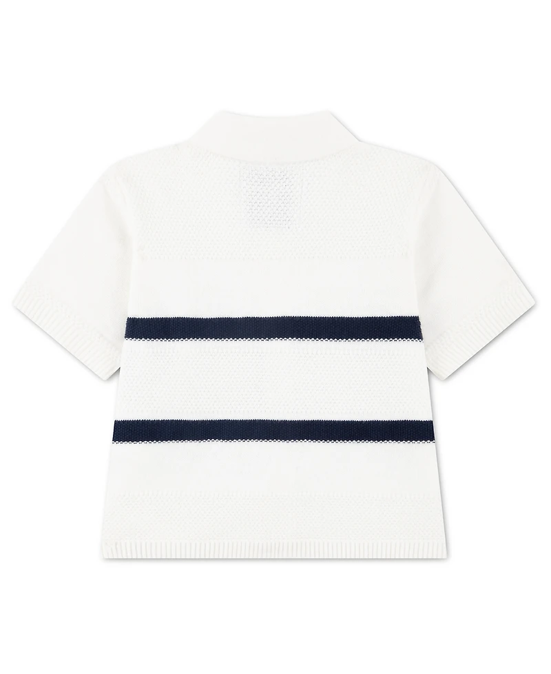 abercrombie kids Boys' Striped Button Through Sweater