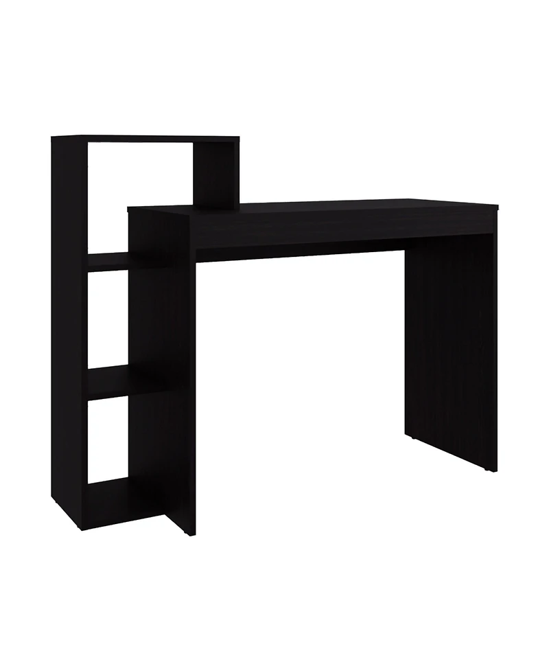 Fm Furniture Salome Computer Desk with Open Storage, Wenge