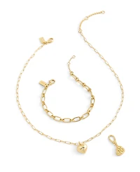 Coach Gold Collectible Signature Quilted Heart Jewelry Charm