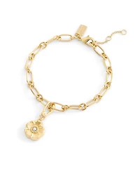 Coach Faux Pearl Collectible Signature Sculpted Tea Rose Jewelry Charm