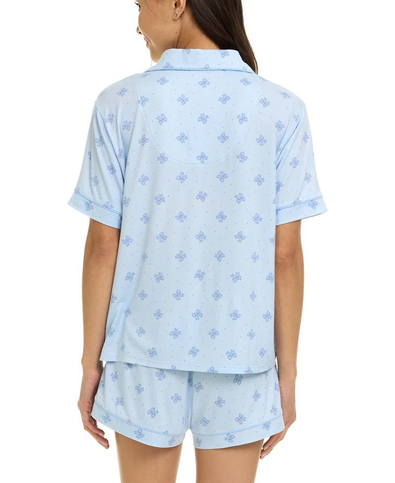 Flora by Nikrooz Women's Brenna Knit 3-Pc. Pajama Set