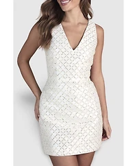 Coast Women's Sleeveless Embellished Mini Dress