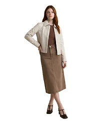 Furniq Uk Women's Leather Jacket