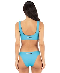 Hurley Women's Reversible Dancing Daisies Pull-On Bikini Top