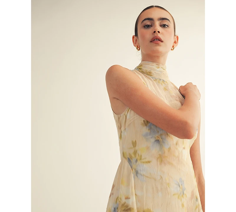 Arose Studio, Inc Women's Emilia Mock Neck Dress