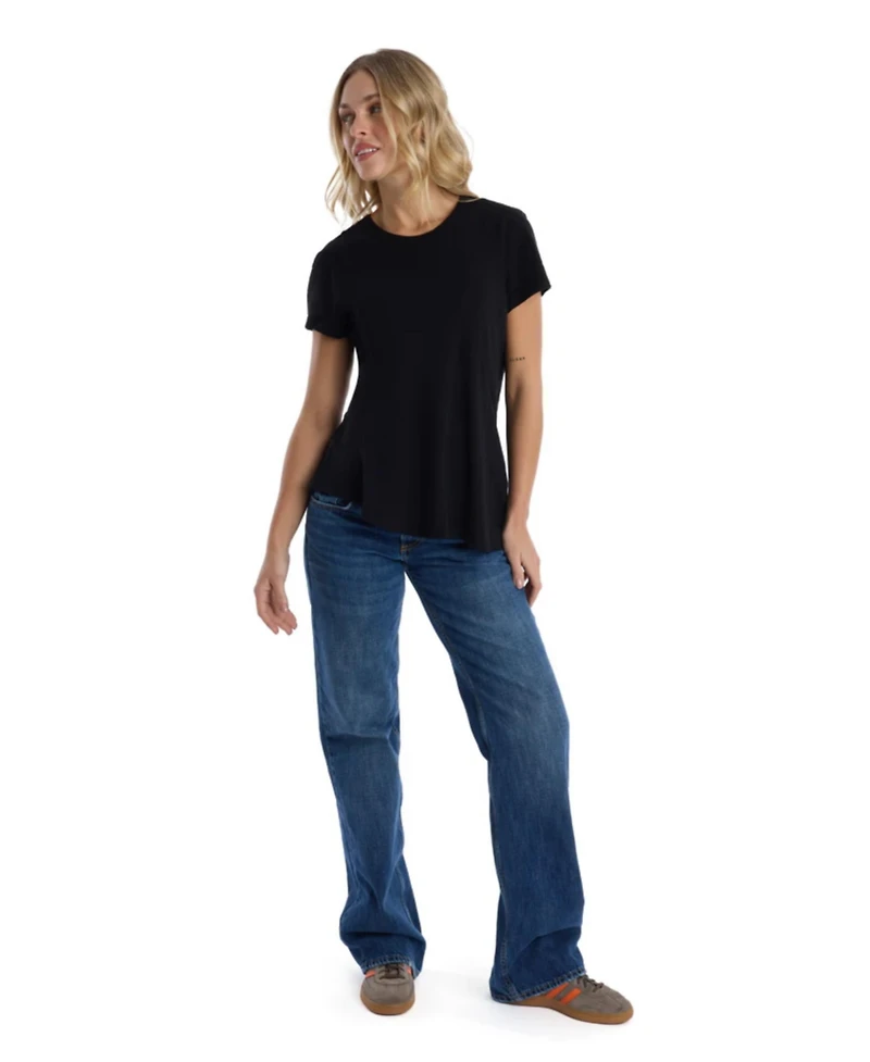 Wilt Clothing Women's Round Neck Short Sleeve Tee