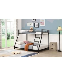 Simplie Fun Metal Bunk Bed Tf Black