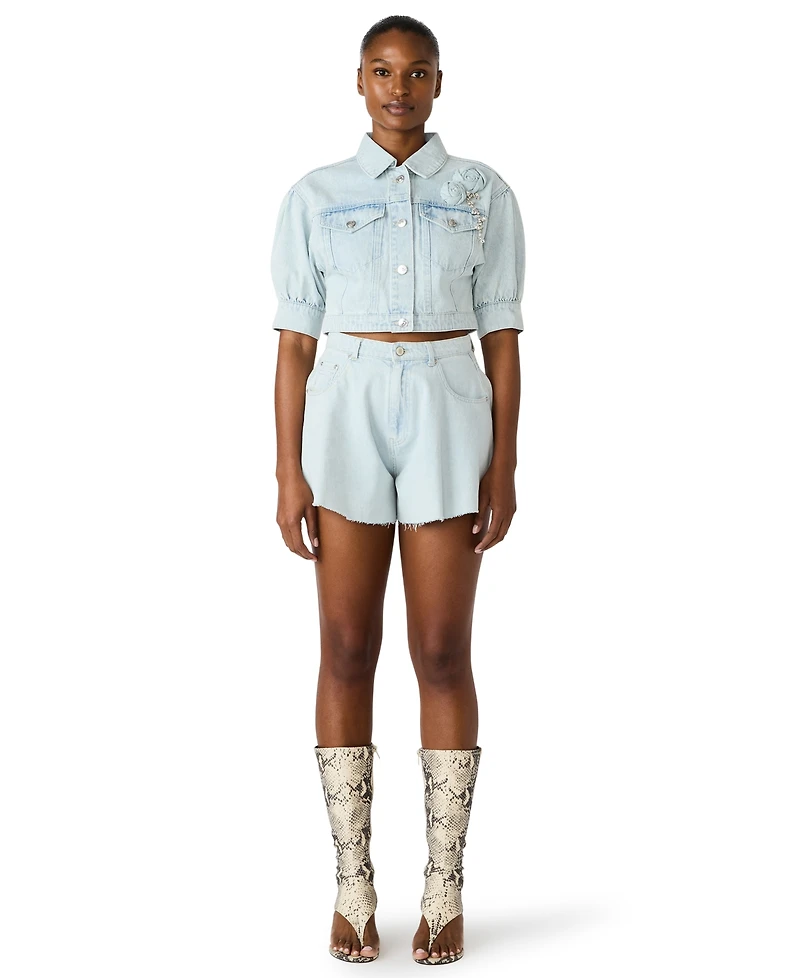 Steve Madden Women's Serafina Collared Jacket