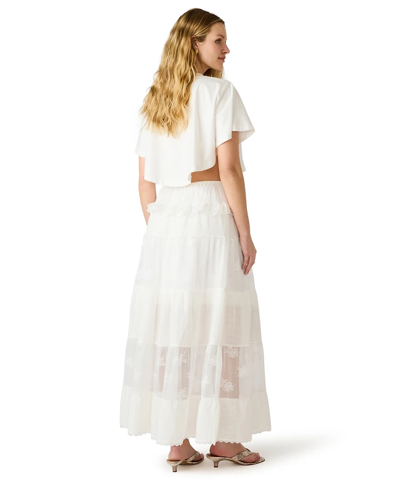 Steve Madden Women's Tarryn Flared Loose Fit Skirt