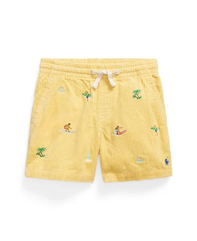 Polo Ralph Lauren Boys' - Prepster Embroidered Corduroy Shorts