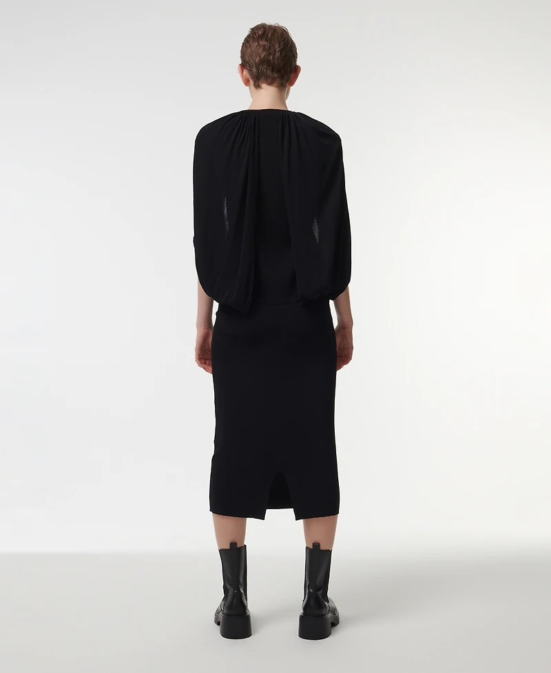 Leem Women's Knitted Pencil Skirt