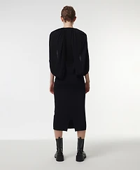 Leem Women's Knitted Pencil Skirt