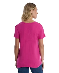 Wilt Clothing Women's Ruched Sleeve Tee