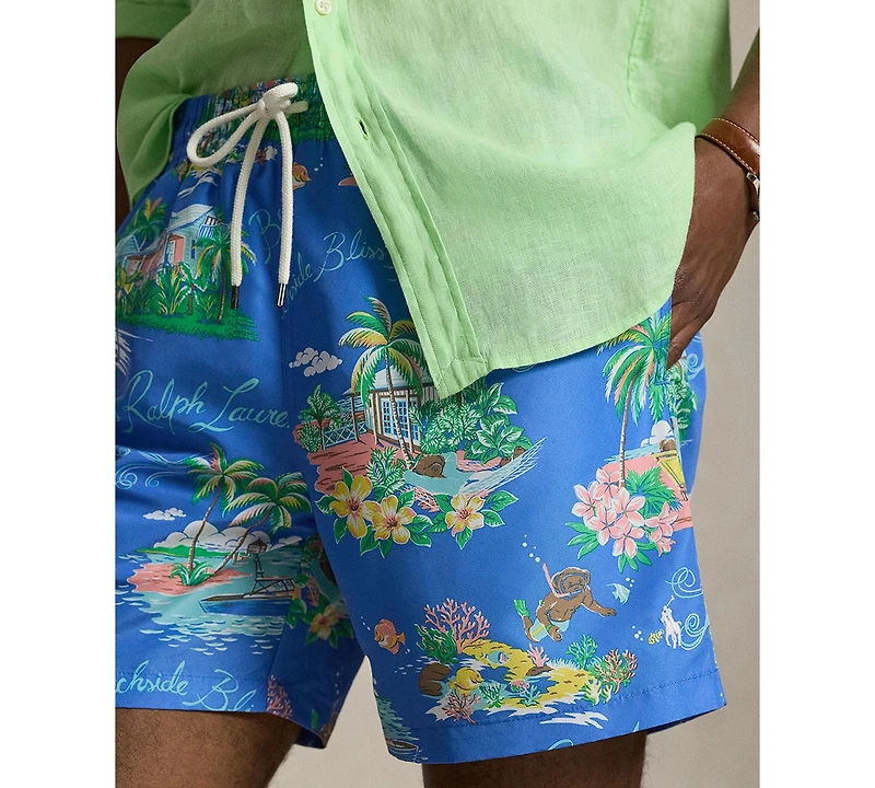 Polo Ralph Lauren Men's Printed Swim Trunks