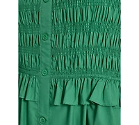 Eliza J Petite Square Neck Midi Dress